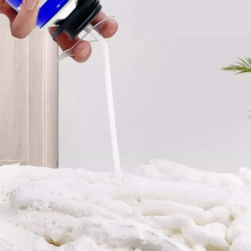 ZDSLASHES 10 Pack Spray Foam Nozzles - Professional Replacement Tubes for Expanding Foam Sealant, Insulation & Gap Sealing - PP Plastic Nozzles for DIY/Industrial Adhesives (Clear, 10Pcs) - Image 2